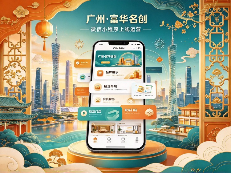 恭喜广州 “富华名创 “微信小程序上线运营