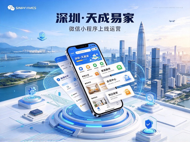 恭喜深圳” 天成易家 “微信小程序上线运营