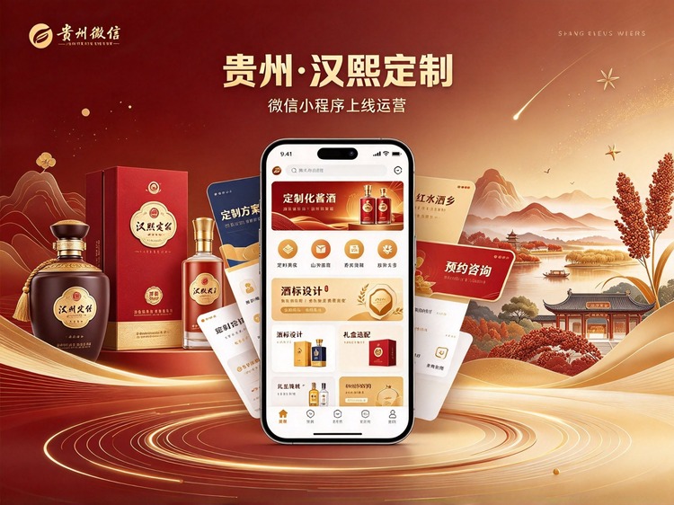 恭喜贵州” 汉熙定制 “微信小程序上线运营