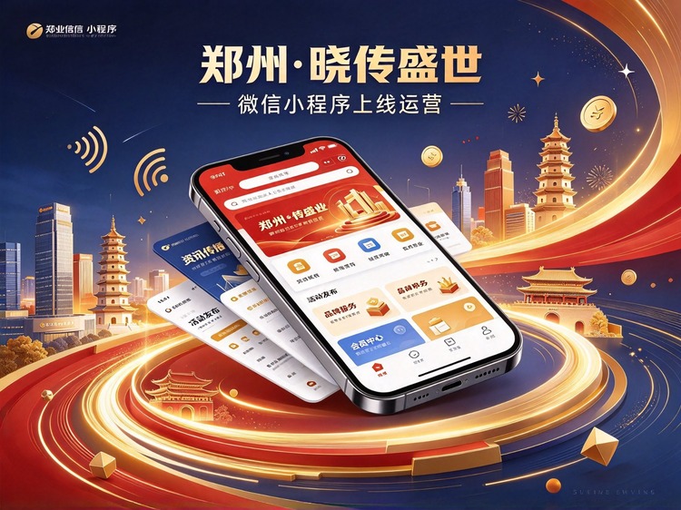 恭喜郑州” 晓传盛世 “微信小程序上线运营