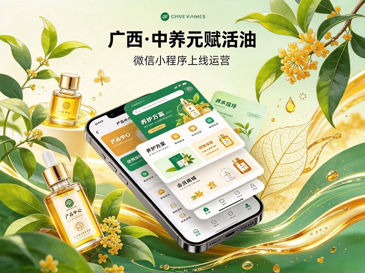 恭喜广西” 中养元赋活油 “微信小程序上线运营